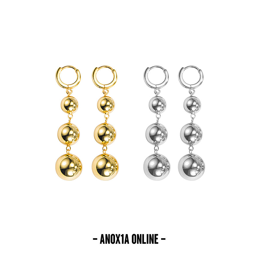 Dazzle in Modern S925 Silver Sphere Earrings for Every