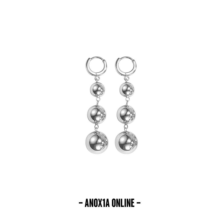 Dazzle in Modern S925 Silver Sphere Earrings for Every