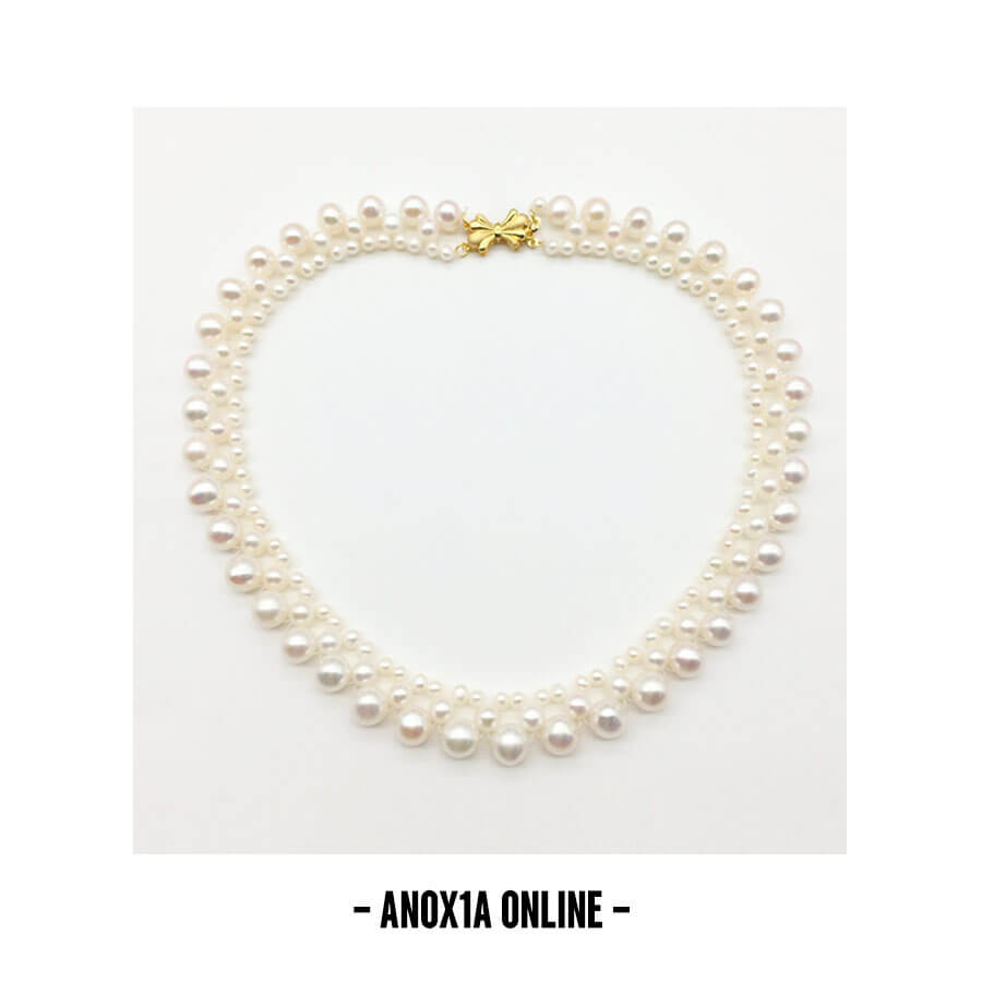 Handcrafted Vintage Triple-Layer Pearl Choker Necklace: