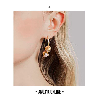 Two ways to wear and beautiful pistil-shaped earrings -