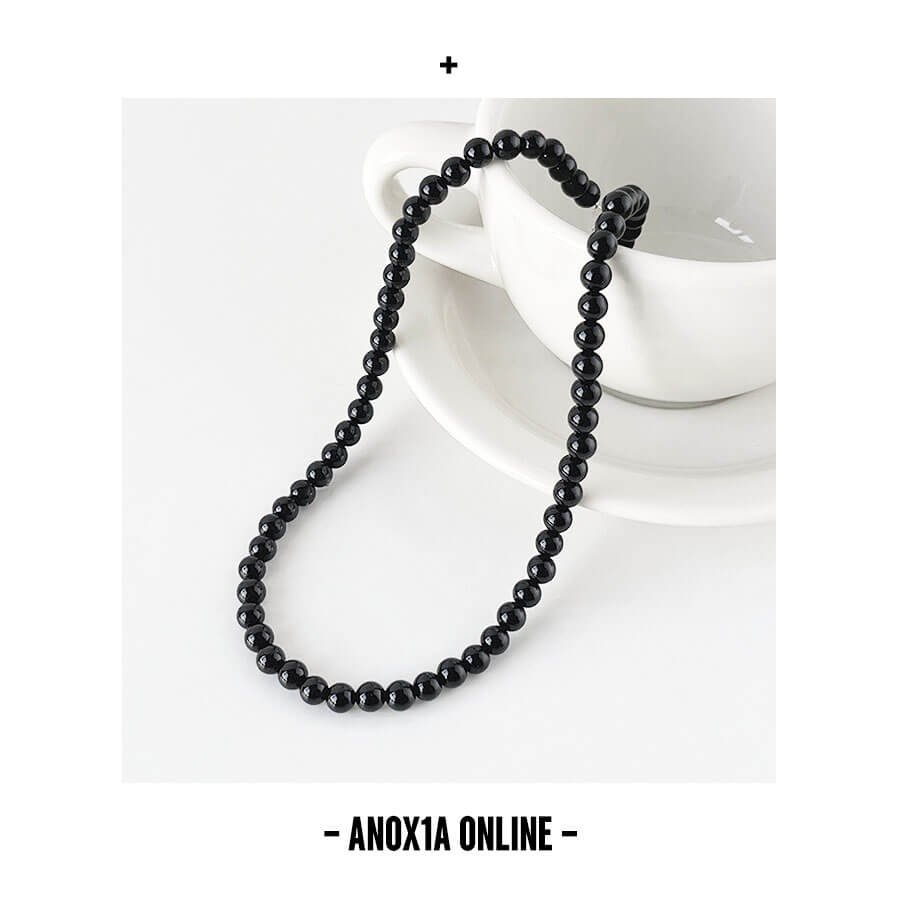 Minimalist Black Agate Jewelry Set for a Personalized Look -